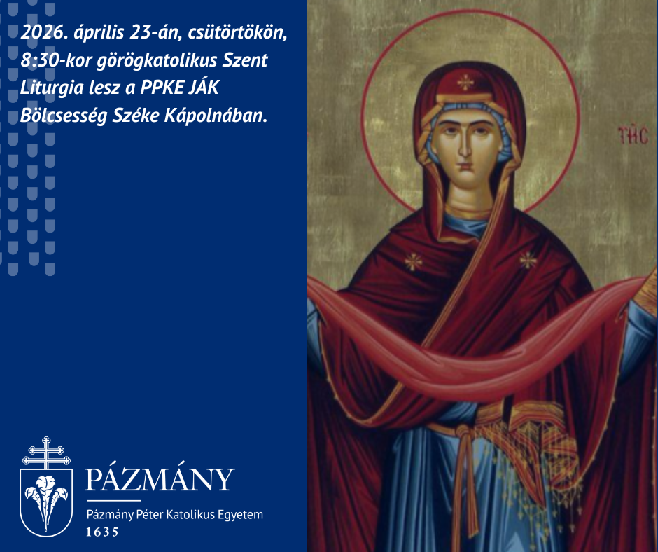 Görögkatolikus Szent Liturgia a Pázmányon