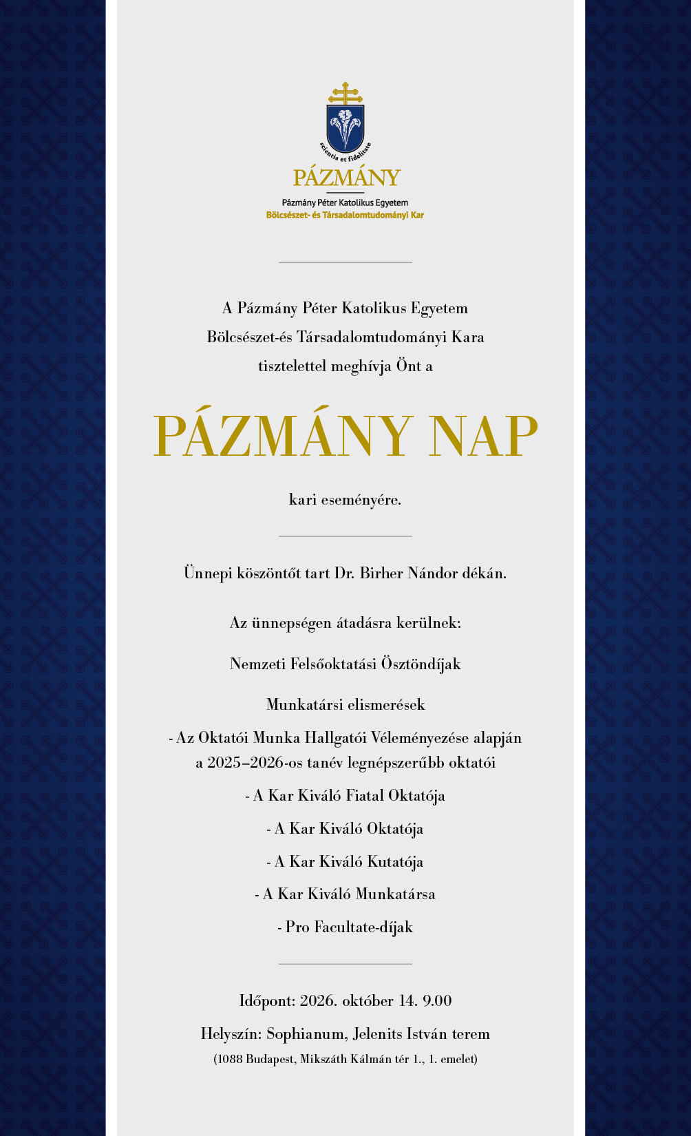 Pázmány nap
