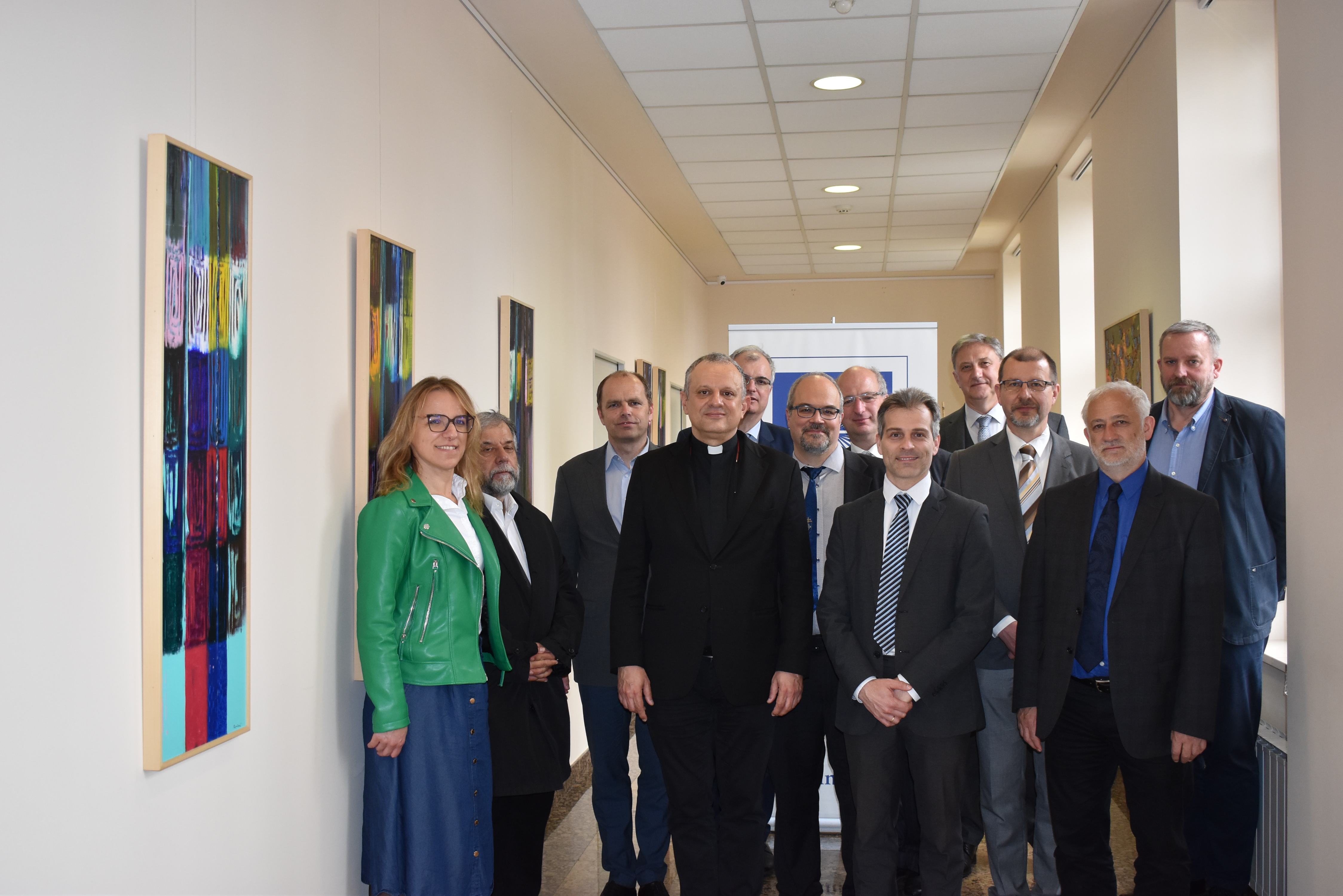 Pázmány vezetők látogatása a Horvát Katolikus Egyetemen