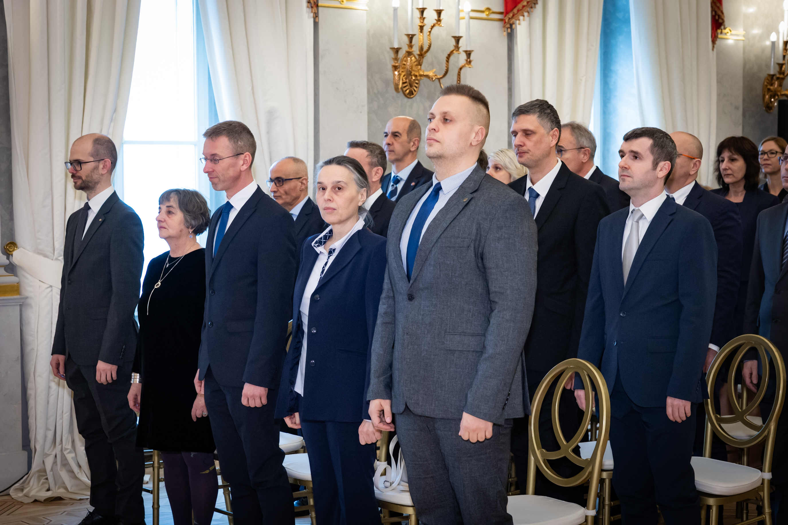 Egyetemi tanári kinevezések a Sándor-palotában