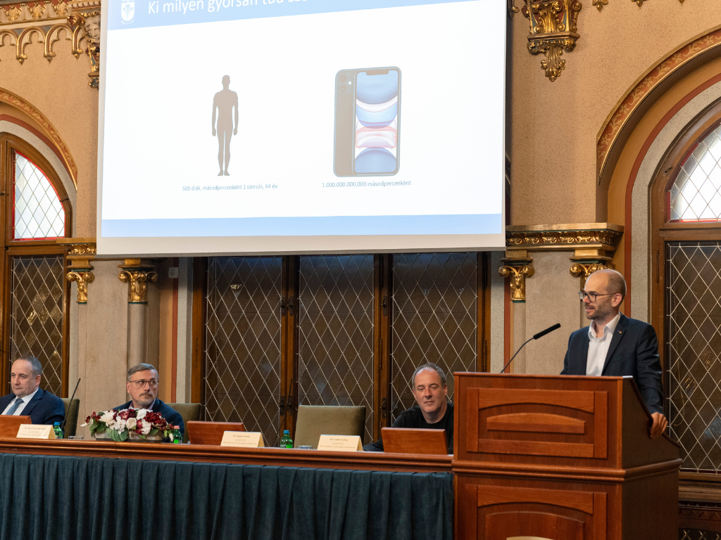 Dr. Reguly István előadása a Dies Academicus ünnepi napokon